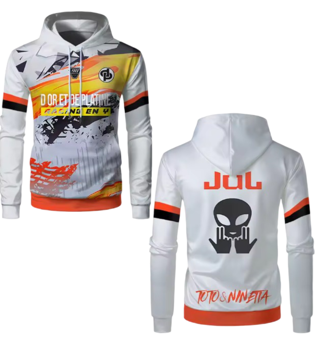 Sweat à capuche streetwear JuL