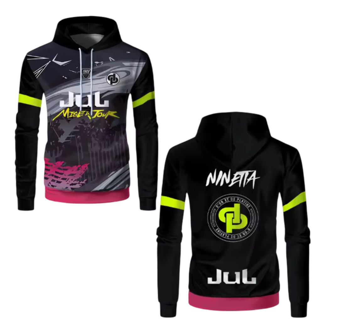 Sweat à capuche streetwear JuL