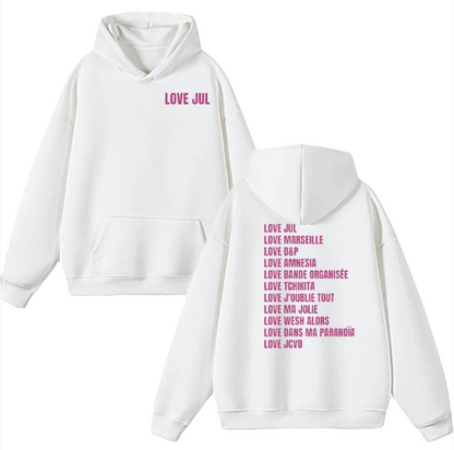 Sweat à capuche JuL - LOVE JuL