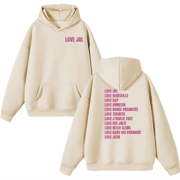 Sweat à capuche JuL - LOVE JuL