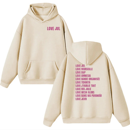 Sweat à capuche JuL - LOVE JuL