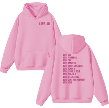 Sweat à capuche JuL - LOVE JuL
